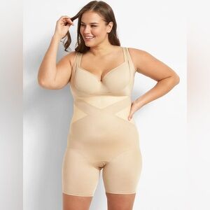 Cacique Level 3 Contouring Open Bust Thigh Shaper Shapewear Plus Size 22/24